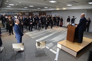 令和8年訓示の様子