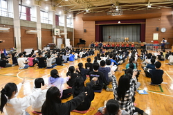 小学生との交流写真