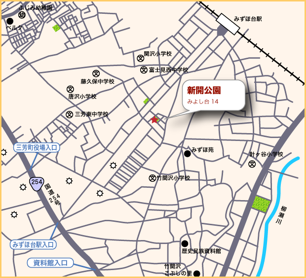 新開公園地図